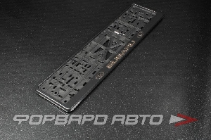 Накладка под номер пластиковая SUBARU <> 112/1-SU-с/з