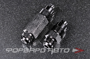 Фитинги рулевой рейки Nissan Silvia под резьбу AN6 (2 шт), для расположения ГУРа сзади авто AB88 
