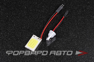 Светодиодная площадка 12V 18SMD 28*18мм, сплошная заливка, белая Китай 