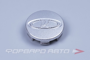 Колпачок литых дисков для автомобиля ВАЗ 2172, 2190 (56/52/10) серебро. ПЛАСТИК 2172-3101014