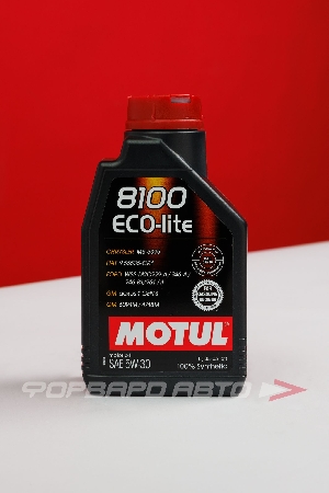Масло моторное 5W30 1л, Eco-Lite 8100 SN/CF GF-5 MOTUL 113496