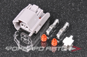 Разъем 2 way форсунки Toyota / Denso, 20-16 AWG (TS090-SKT2) 1.4-2.0mm (TS090-SL5) TS 090 Sealed Series  2-1-773