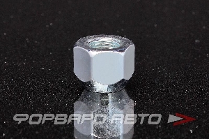 Гайка колеса 12*1,25*17 конус, сквозная, головка на 19, сталь, хром ВЕКТОР 600044 Z