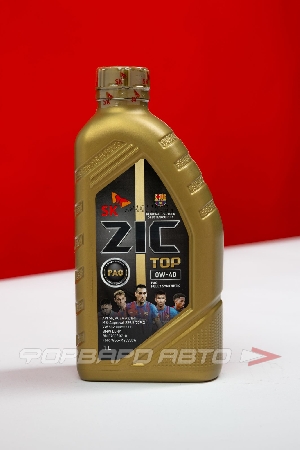 Масло моторное 0W40 1л, TOP PAO SP A3/B4 (c) ZIC 132611