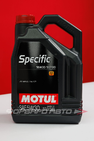 Масло моторное 5W30 5л, SPECIFIC 504 00 / 507 00 MOTUL 113226