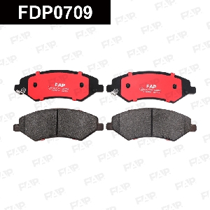 Колодки тормозные FAP FDP0709