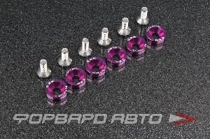 Болт с декоративной шайбой М8 (6 шт) фиолетовый CSK PERFOMANCE ABFW-M8-PURPLE