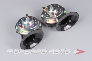 Сигнал звуковой 12V (2шт) ГАЗ 2410,3102,3110 (высокий+низкий) СОАТЭ 022.3721/0221.3721