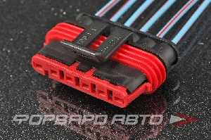 Разъем 6-ти контактный жгута ЭСУД (с проводами) CARGEN AX3232