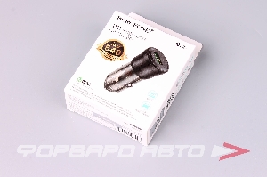 Устройство зарядное в прикуриватель,18W QC3.0, цвет черный BOROFONE BZ23