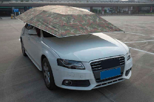 Тент-зонт автомобильный на присоске 4*2,1м  