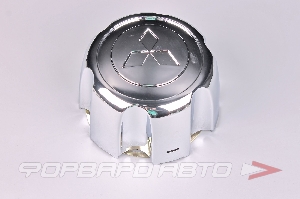 Колпачок ступицы для литых дисков MMC, D117мм h 75мм, Хром (6 листиков) <> MMC,117