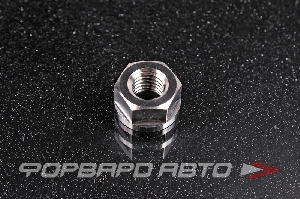 Гайка М8*1,25*8 SW13 титановая, с фланцем d= 15мм (без зубов) FORA TITANIUM DIN6923-M8d15withoutteeth