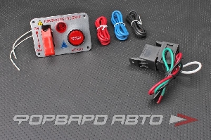 Панель зажигания (66*95) 1 тумблер 1 кнопка  3007