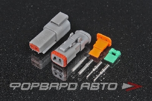 Купить Разъем 2-х контактный DEUTSCH  Разъем 2-х контактный DEUTSCH