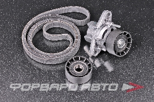 Комплект приводного ремня (ремень + 2 ролика) QUARTZ QZ-147-7517