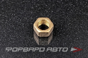 Гайка М10*1,0 коллектора (латунь) низкая ГАЗ 24 <> 