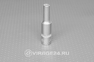 Головка торцевая глубокая 4,5мм, 1/4" JONNESWAY S04HD21045