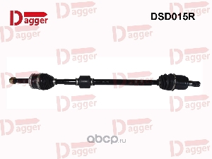 Вал приводной в сборе HYUNDAI SOLARIS/KIA RIO AUTO - 6 SPEED 2WD ABS RH DAGGER DSD015R
