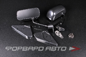 Зеркало "Формула 1", прозрачное стекло, черное NO PROSPORT RS-08753