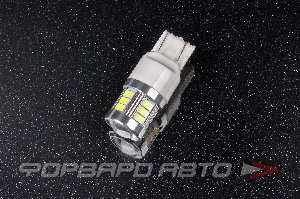 Лампа светодиодная 12-24V W21/5W S25 18 SMD биполярная, белая SKYWAY S08202044