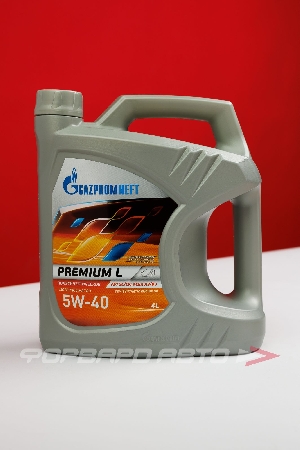 Купить Масло моторное 5W40 4л, Premium L SL/CF (п/с) GAZPROMNEFT 2389907661 Масло моторное 5W40 4л, Premium L SL/CF (п/с) GAZPROMNEFT 2389907661