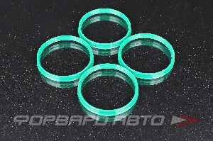 Кольца центровочные 73,1-67,1 зеленые Slik HCR731-671_E.