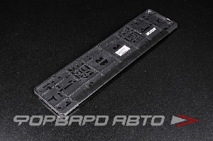 Накладка под номер пластиковая "Classic" чёрная WURTH 008261