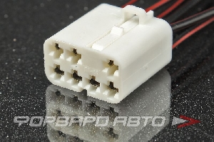 Разъем 7-ми контактный кнопки стеклоподъемника, аварийной сигнализации (с проводами) CARGEN AX335