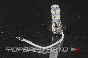 Лампа светодиодная H3 12V 9SMD белая Китай 