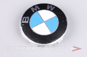 Колпачок ступицы для литых дисков BMW, D65/69мм, h 3-12 <> BM-01