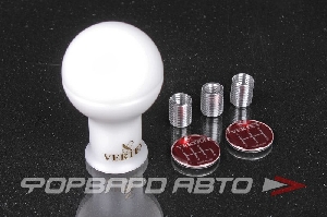 Ручка КПП, WHITE/GOLD VERTEX SK-WHT