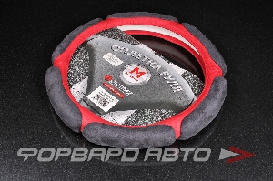 Оплетка руля (L) спонжевая,6 подушек,алькантара PREMIER SP 1040