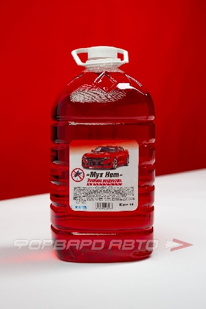 Жидкость стеклоомывателя летняя "МУХ НЕТ", 4л ПЭТ  800196