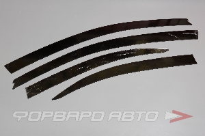 Дефлекторы окон Mitsubishi Lancer 2007-2017 4шт. Strelka11 2D021.S11