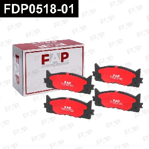 Колодки тормозные FAP FDP0518-01