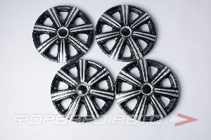 Колпак колесный R14" DTM SUPER BLACK, к-т 4шт STAR S14011