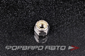 Гайка шестигранная 1/4" UNC с нейлоновым кольцом, нерж. сталь А2 DIN985 <> 00054655