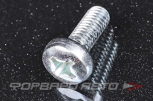 Винт полукруг крест-шлиц М6*16 DIN7985 оцинков. <> 