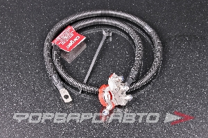 Провод АКБ "плюс" для а/м ВАЗ 2190, 1118 "GRANTA", Калина 2, Калина 1 с тросовым приводом КПП (1030мм), клемма трехконтактная (МТА) CARGEN 219053724070