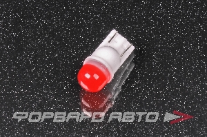 Лампа светодиодная 12V W5W (T10, без цоколя) 1SMD красная SKYWAY S08201412