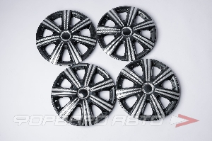 Колпак колесный R15" DTM SUPER BLACK, к-т 4шт STAR S15011