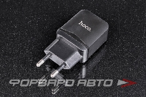Устройство зарядное 220V microUSB, 2 USB, 2,4 A HOCO C33A EU