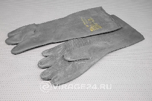 Перчатки латексные с  неопреном, черные <> HD27Neo