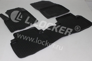 Коврики Mitsubishi Lancer X (2007- ) ,4шт L.LOCKER 