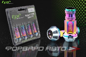 Купить Гайки колесные 12*1,5*53 вращающийся конус, 4 шт., сквозные, сталь, поляризованные TPI C305345NSF/PL Гайки колесные 12*1,5*53 вращающийся конус, 4 шт., сквозные, сталь, поляризованные TPI C305345NSF/PL