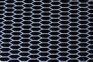 Сетка для бампера/радиатора HONEY 1200*400 мм, ромбик - 22 мм, серебристая PROSPORT RS-03293