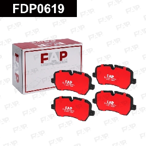 Колодки тормозные FAP FDP0619