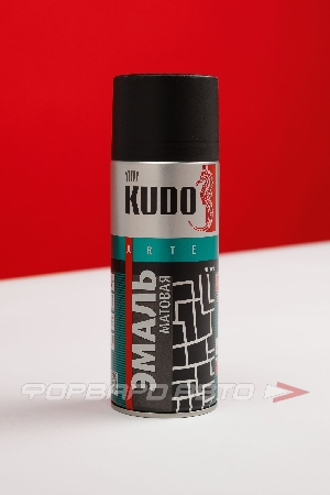 Купить Эмаль аэрозольная черная матовая 520мл/270гр KUDO KU-1102 Эмаль аэрозольная черная матовая 520мл/270гр KUDO KU-1102