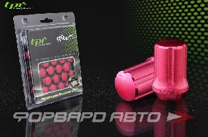 Гайки колесные 12*1,25*33 конус, 20 шт. и спецключ, алюминий, красные TPI TPI-SD07 CAL211144SD/RD-20